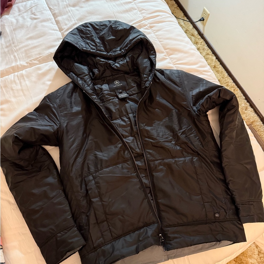 Aether Apparel Primaloft Space Hoody / Hooded Jacket, Black, Size 0, XS/S